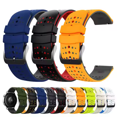 22mm Silicone Watch Strap For SUUNTO 9 5 PEAK PRO Sport Band For SUUNTO Run/VERTICAL/OCEAN/PACE S Re