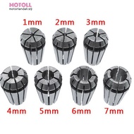 [MOTOLL] ER11 Spring Collet Chuck Set For CNC Milling Lathe Tool Engraving Machine【Ready Stock】
