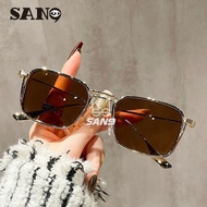 【Ready Stock】COD (San9)Vintage Retro Men's Fashion Metal Sunglasses with UV Protection
