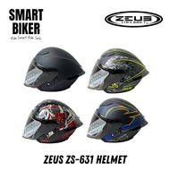 Zeus Helmet ZS-631 Double Visor And Spoiler Open Face Helmet