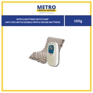 Ripple Mattress with Pump - Anti-Decubitus Bubble Ripple Rehab Mattress