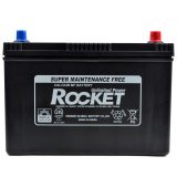Rocket 3SMF N70ZL 75D31L (75AMPS) Maintenance Free Automotive Battery + FREE DHC APM-1 Voltmeter