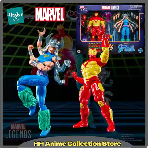 Hasbro Original Marvel Legends Video Game Edition Iron Man VS Spiral Girl Action Figures Collectible