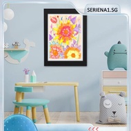 [seriena1.sg] Wooden Kids Art Photo Frame Front Opening Painting Frame Storage Box for A4 Size