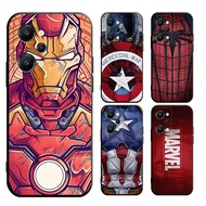 casing for realme GT NEO 3T 2 3 C31 5G PRO Iron Man Captain America Case Soft Cover