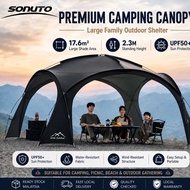 Sonuto Khemah Dome Outdoor Portable Tent Shelter Dome Tent with Door Cloth Camping  Glamping Dome Te