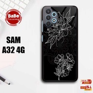 Casing Samsung A32 4G Terbaru Case Bunga Samsung A32 4G Hardcase Softcase Premium Glosy Terlaris Ter