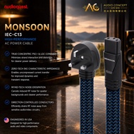 AudioQuest Monsoon AC Power Cable (IEC13 / UK) - 2.0Meter