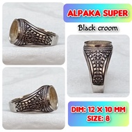 Super alpaca burnt alpaca agate ring.08