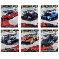 HOTWHEEL PREMIUM CAR CULTURE EUROSPEED FPY86 - LAFERRARI/ASTON MARTIN/BUGATTI/MCLAREN/PINIFARINA BAT