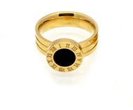 Nhẫn nữ titan  một hột số la mã cao cấp thép không gỉ NTNU2