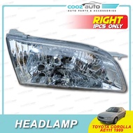Toyota Corolla AE111 1996 - 1999 Car Front Headlamp Head Lamp Light Chrome (No Bulb) Accessories