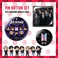 PIN BUTTON SET BTS MERCH/ Arirang BTS BADGE PIN/ SOUVENIR/ FREEBIES/ BTS/ / Arirang ARMY/