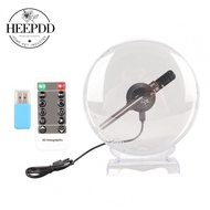 HEEPDD  3D Hologram Fan WiFi Projector Naked Eye Display 1080x160 80pcs  Beads US