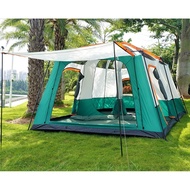 UNTA CAMEL 6 Person - 12 Person Two Bedrooms And a Living Room Family Tent Camping Tent Khemah