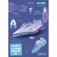 YONEX POWER CUSHION AERUS Z2 Shoes Wide Front INDIGO Color (SHBAZ2WEX-837)