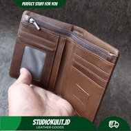 Men's Leather Wallet Men's Short Wallet Unique Leather Wallet