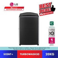 LG Top Load Inverter Washing Machine (20kg) TV2520SV7K with Intelligent Fabric Care Washer
