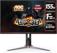 AOC Q27G2S 27 Inch Qhd 2K Ips Monitor G-Sync 155Hz Hdmi 2.0 X2, Dp 1.2