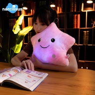 NARCISSUS Electronic Star Plush Toy, LED Soft LED Star Doll Toy, Home Decoration Star Baby Kid Toys 