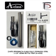 [100% ORIGINAL] A-CLASS FULLY STAINLESS STEEL 1-1/4”-32MM BOTTLE TRAP (A-4232)