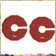 2PCS Gym Micro-Type Plates Dumbbell Fractional Weight Plate Rubber Fractional Weight Plates Plates A