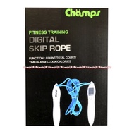 Champs Fitness Training Digital Rope Skipping Tali Skiping Loncat Cham
