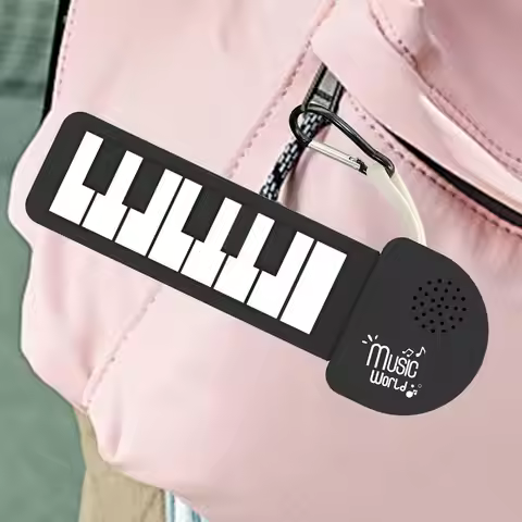 Roll up Electronic Piano Silicone Electric Foldable Piano Keyboard Musical Instruments for Travel Sc