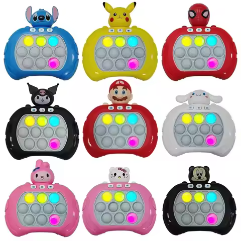 Video game Pop It Pro lightweight stress resistant foam, fast push sensory toys with sound, gifts fo