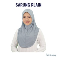 Tudung Sarong Moscrepe Sarimah Plain Instant Tudung souq souk