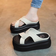 6CM HIGH QUALITY LEATHER SPIRAL STRAP SLIPPERS SZHYZJ3 BB QQ NN TT