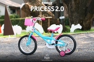TRINX จักรยานเด็ก จักรยานล้อพ่วง ล้อ 16 นิ้ว ไม่มีเกียร์ เฟรมเหล็ก น้ำหนัก 10.5 รุ่น PRINCESS2.0 (ปี2022)