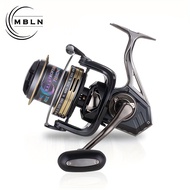 8000-12000 Large Size Fishing Reel All Metal Spinning Reel Screw In Handle Saltwater Trolling Fishin