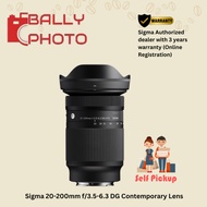 Sigma 20-200mm f/3.5-6.3 DG Contemporary Lens