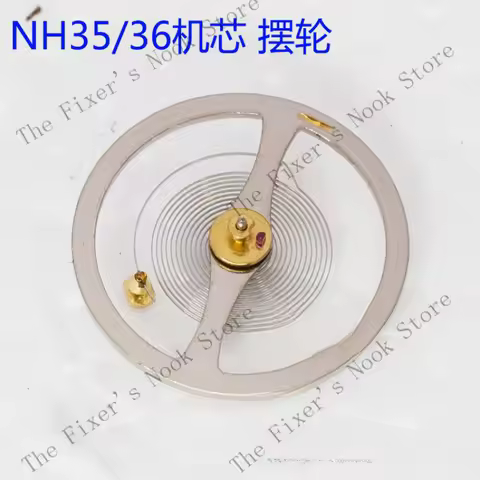 Original Seiko NH35A Movement Balance Wheel NH36A 7S26 7S36 Movement Full Swing Universal Watch Acce