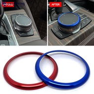 EAZYLIVING Car Ring Center Console IDrive Multimedia Controller Knob Aluminum Ring for BMW 1 2 3 4 5