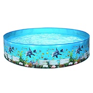 Portable Inflation-free Hard Plastic Swimming Pool Folding Pool Family Swimming Pool Round Swimming 