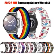 20mm/22mm Nylon Watchband Strap for Samsung Galaxy Watch Active 2 /Galaxy Watch 3 /Galaxy Watch 46mm / Gear S3 Bracelet Sport Wristband