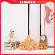 [Flameer] Halloween Witch Broom Flying Broom,Spooky,Handmade,Cosplay Prop Witch Broomstick