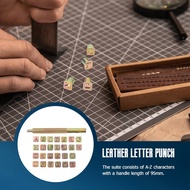 26Pcs Steel Alphabet Stamps Punch Set for Leather Craft Stamps Tools 26 English Letters Metal Stamp 