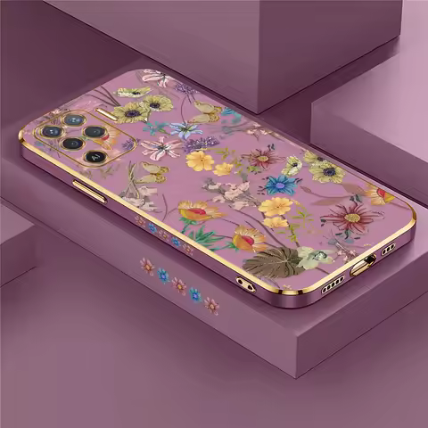 Fine Flowers Case For OPPO Realme GT NEO 3 Master GT2 Narzo 60X 60 50 Pro 50A 50i Prime Note 60 Shoc