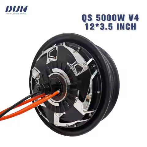 QS 72V 5000W V4 260 Motor 12*3.5 inch 45H In-Wheel 5000W 12 inch Hub Motor
