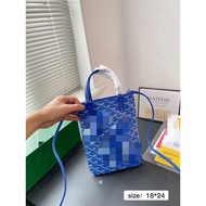 Goyard Goyard Bag Cotton Linen mini Shopping Bag tote Dog Tooth Bag Vegetable Basket Portable Should