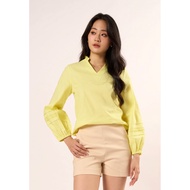 Cleo Puff Sleeve Blouse (Yellow)