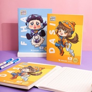 Anti-glare student notebook 96 pages 4 squares 2mm 100gsm Thien Long NB-117/AK - random delivery