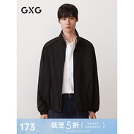 GXG Men's Clothing Side Split Stand Collar Casual Jacket Profile High-End Commuter Jacket Autumn 202