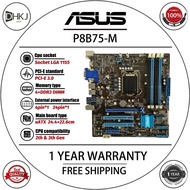 Used P8B75-M B75 Desktop Main Board Quad Memory Slot 1155 Pins DDR3