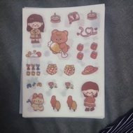 Cute cartoon sticker