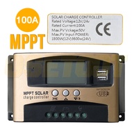 ✔️ของแท้ 100%✔️ ชาจเจอร์โซล่าmppt ชาร์จ เจอร์ 12v24v solar charger controlle MPPT Pro 30A/60A/100A โ