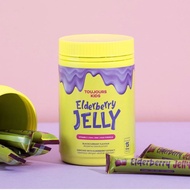 Toujours Kids Elderberry Jelly 15 Sachets | Vitamin C & Zinc for Children | Halal Daily Supplement